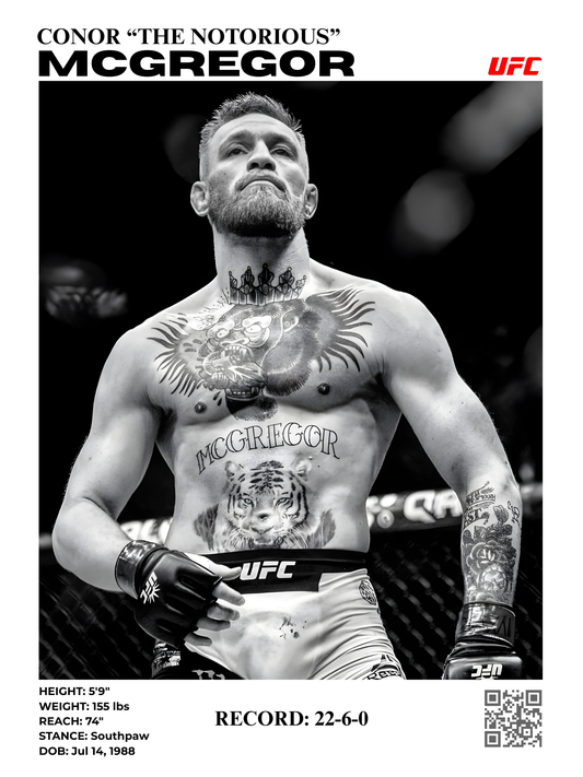 CONOR "THE NOTORIOUS" MCGREGOR 30x40