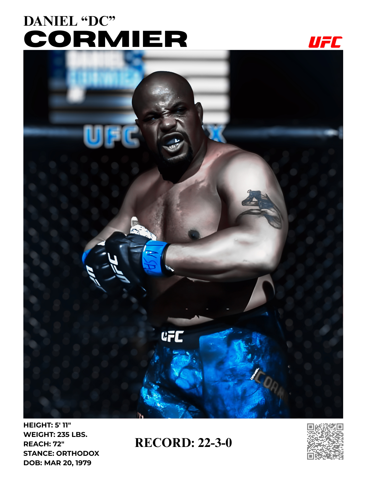 daniel cormier 30x40