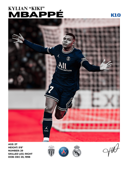 MBAPPÉ PSG 30x40