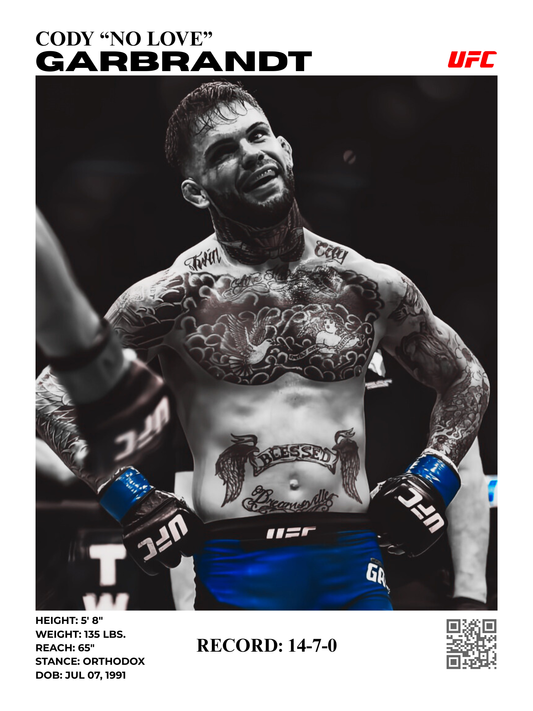 CODY "NO LOVE" GARBRANDT 30X40