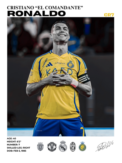 CRISTIANO RONALDO AL-NASSR 30x40