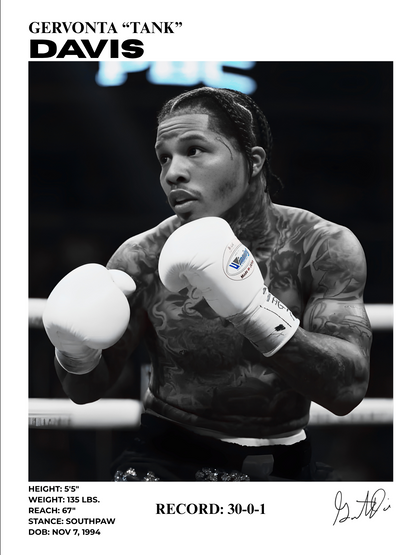 GERVONTA "TANK" DAVIS 30x40
