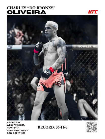 CHARLES "DO BRONXS" OLIVEIRA 30X40