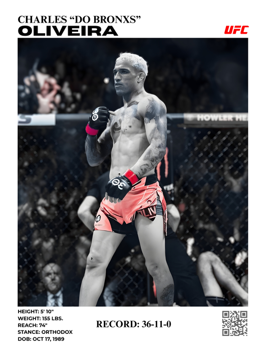 CHARLES "DO BRONXS" OLIVEIRA 30X40