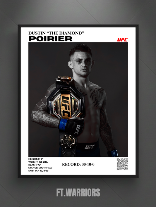 DUSTIN POIRIER CHAMP (2) 30x40