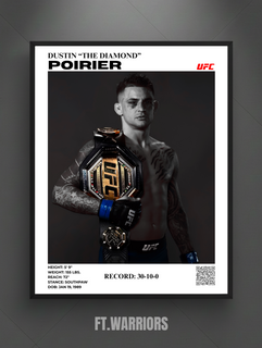 DUSTIN POIRIER CHAMP (2) 30x40