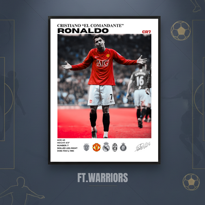 CRISTIANO RONALDO MANCHESTER UNITED 30x40