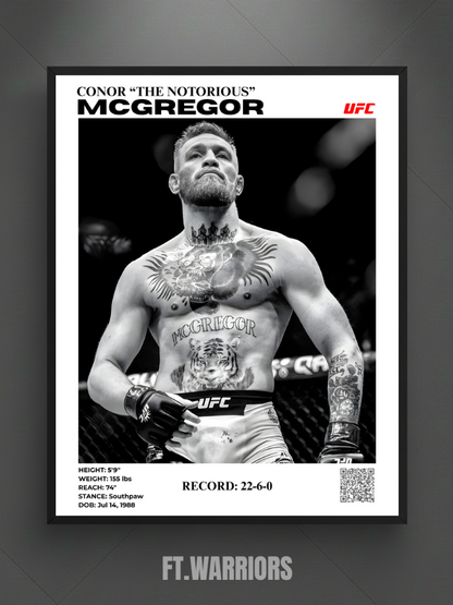 CONOR "THE NOTORIOUS" MCGREGOR 30x40
