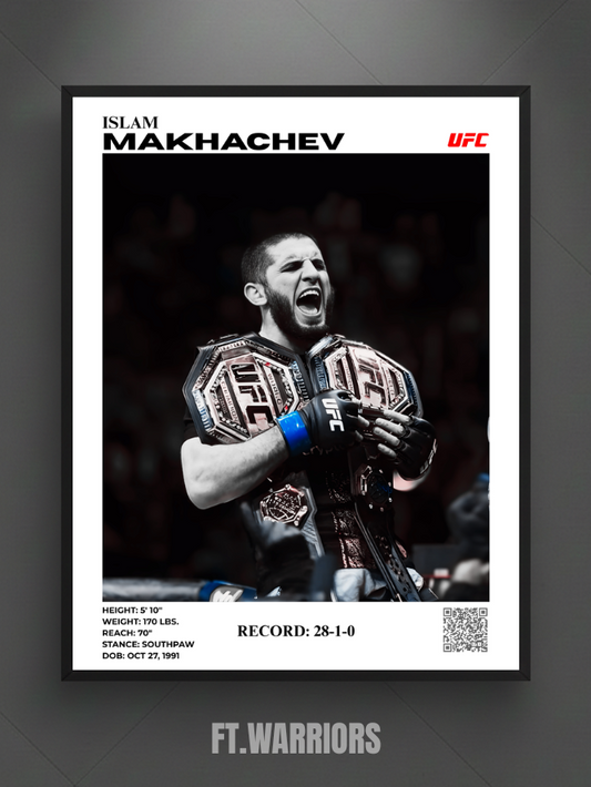 ISLAM MAKHACHEV - 2X CHAMP 30X40