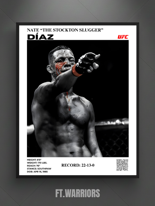 NATE "THE STOCKSON SLUGGER" DÍAZ 30x40