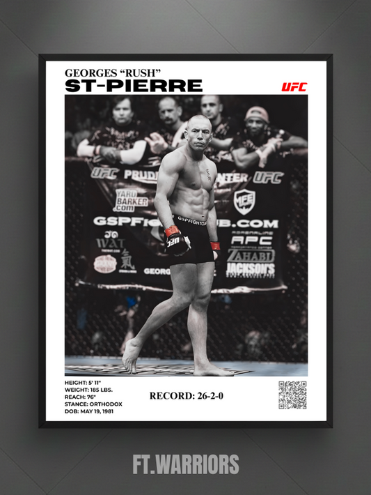 GEORGES "RUSH" ST-PIERRE 30X40
