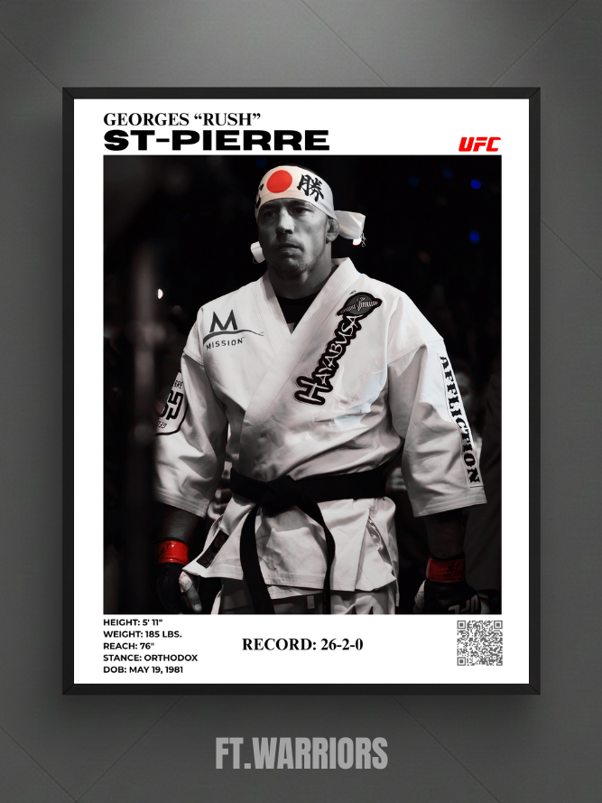 georges "rush" st-pierre (2) 30x40
