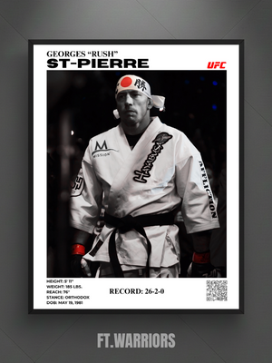 GEORGES "RUSH" ST-PIERRE (2) 30x40