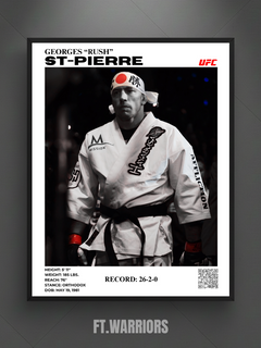 GEORGES "RUSH" ST-PIERRE (2) 30x40