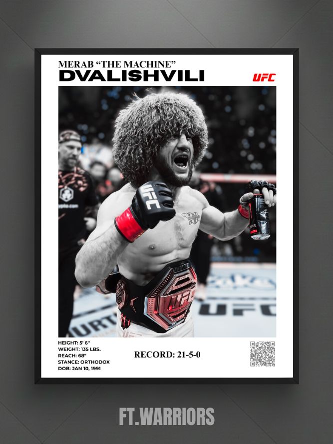 merab “the machine” dvalishvili 30x40