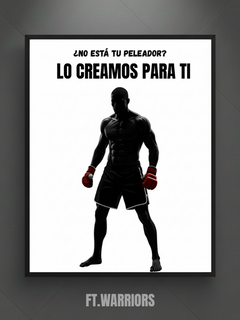 Cuadro Personalizado UFC – Tú eliges al peleador