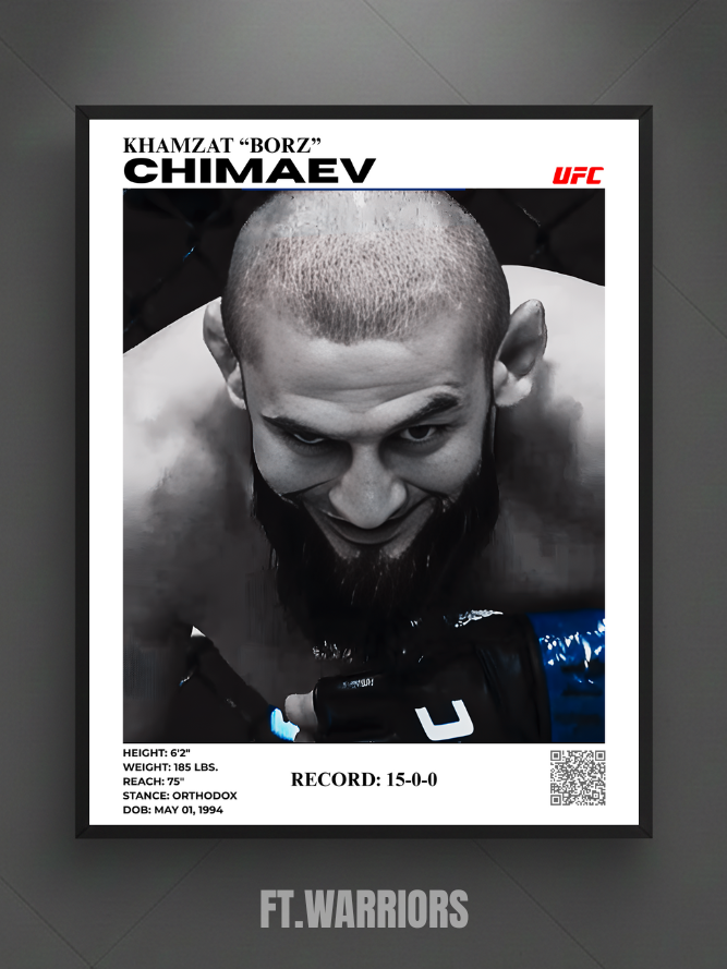 khamzat "borz" chimaev (3) 30x40
