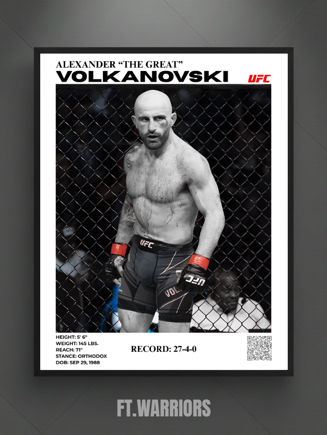 alexander "the great" volkanovski 30x40