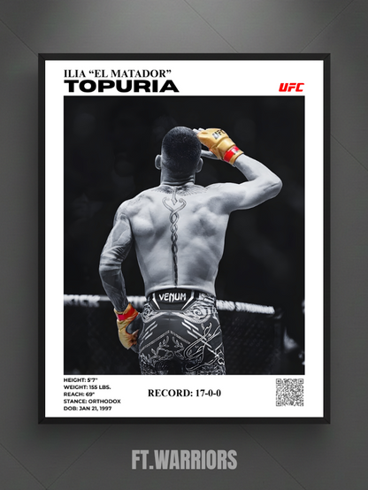 ILIA "EL MATADOR" TOPURIA - BACK 30x40