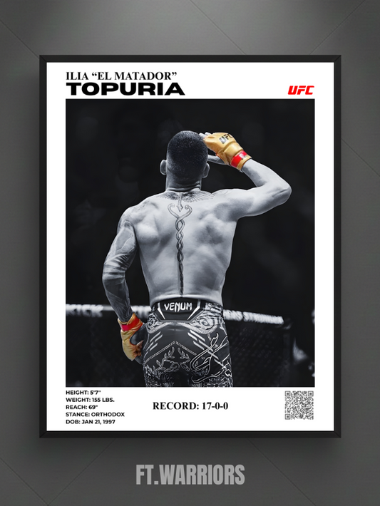 ILIA "EL MATADOR" TOPURIA - BACK 30x40