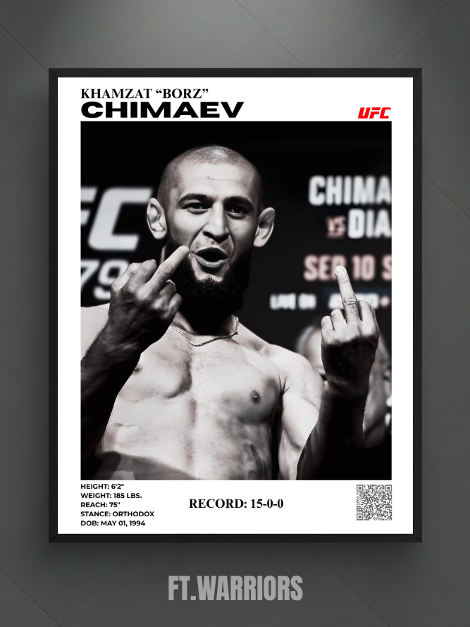 khamzat "borz" chimaev (2) 30x40
