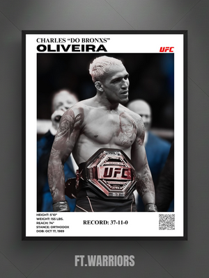 CHARLES "DO BRONXS" OLIVEIRA CHAMP 30X40