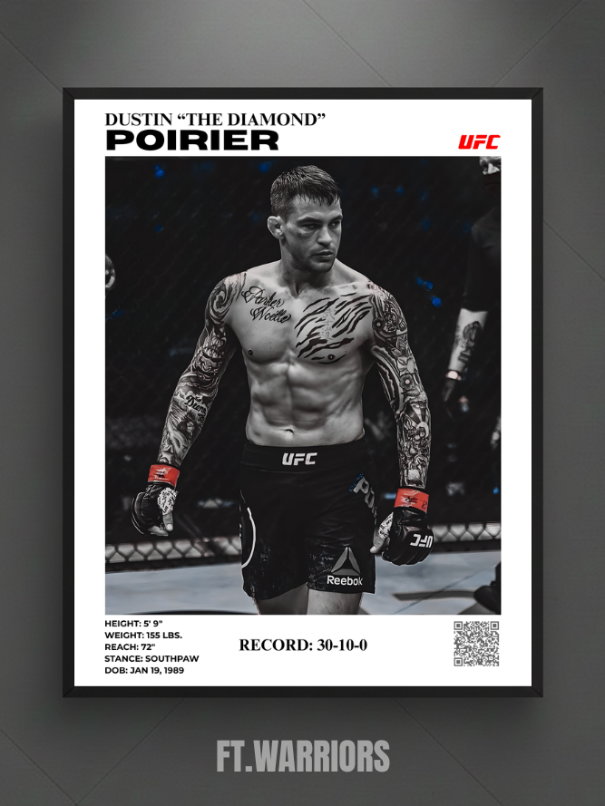 dustin "the diamond" poirier 30x40