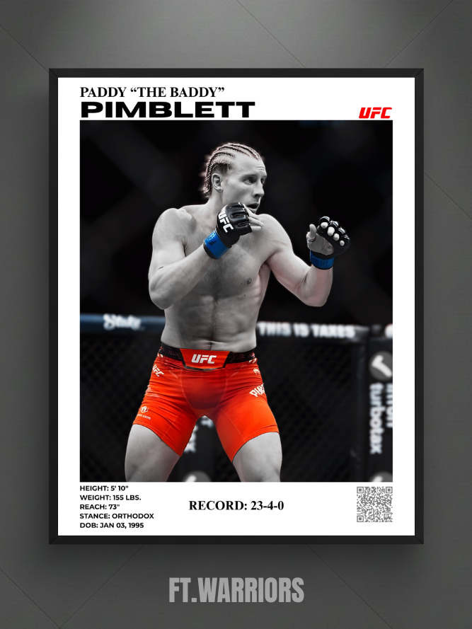 paddy "the baddy" pimblett (2) -  30x40