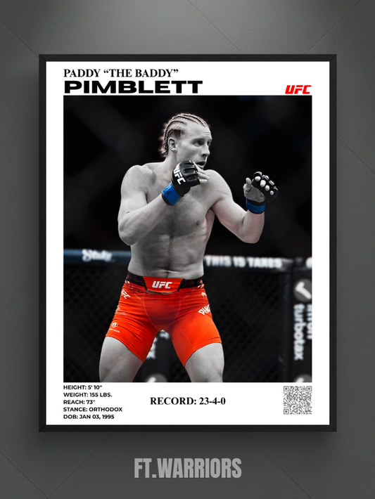 PADDY "THE BADDY" PIMBLETT (2) -  30x40