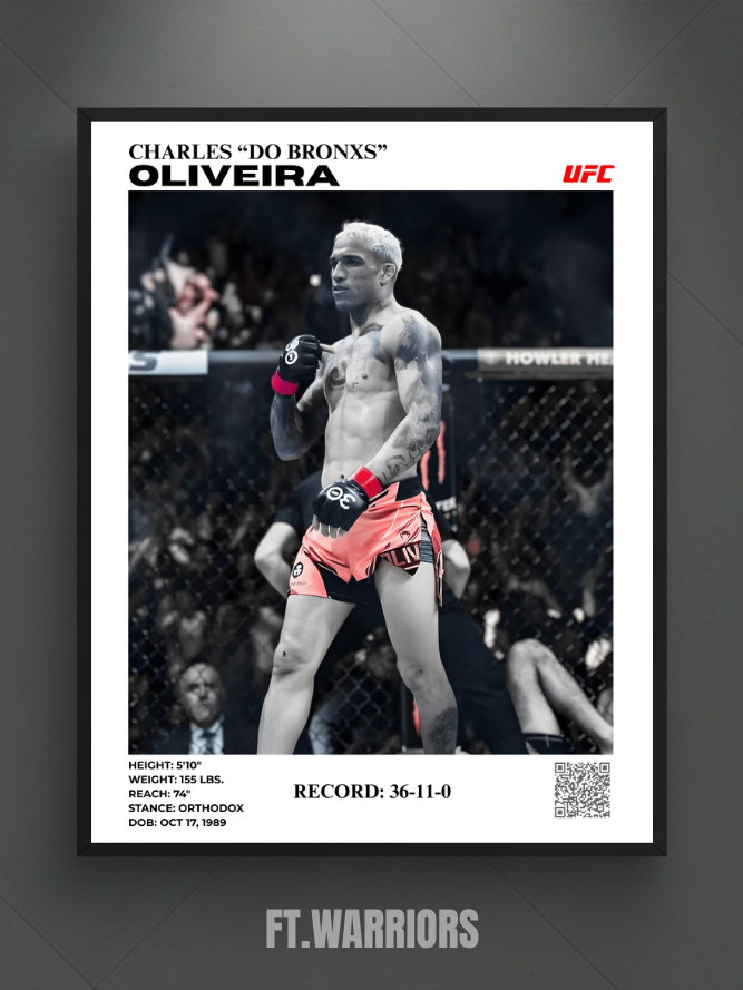 charles "do bronxs" oliveira 30x40