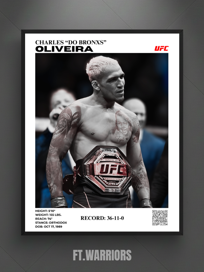 charles "do bronxs" oliveira champ 30x40