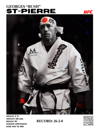 GEORGES "RUSH" ST-PIERRE (2) 30x40