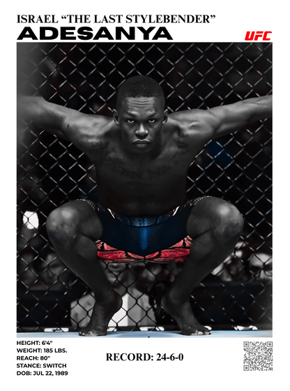 ISRAEL ADESANYA (2) 30x40
