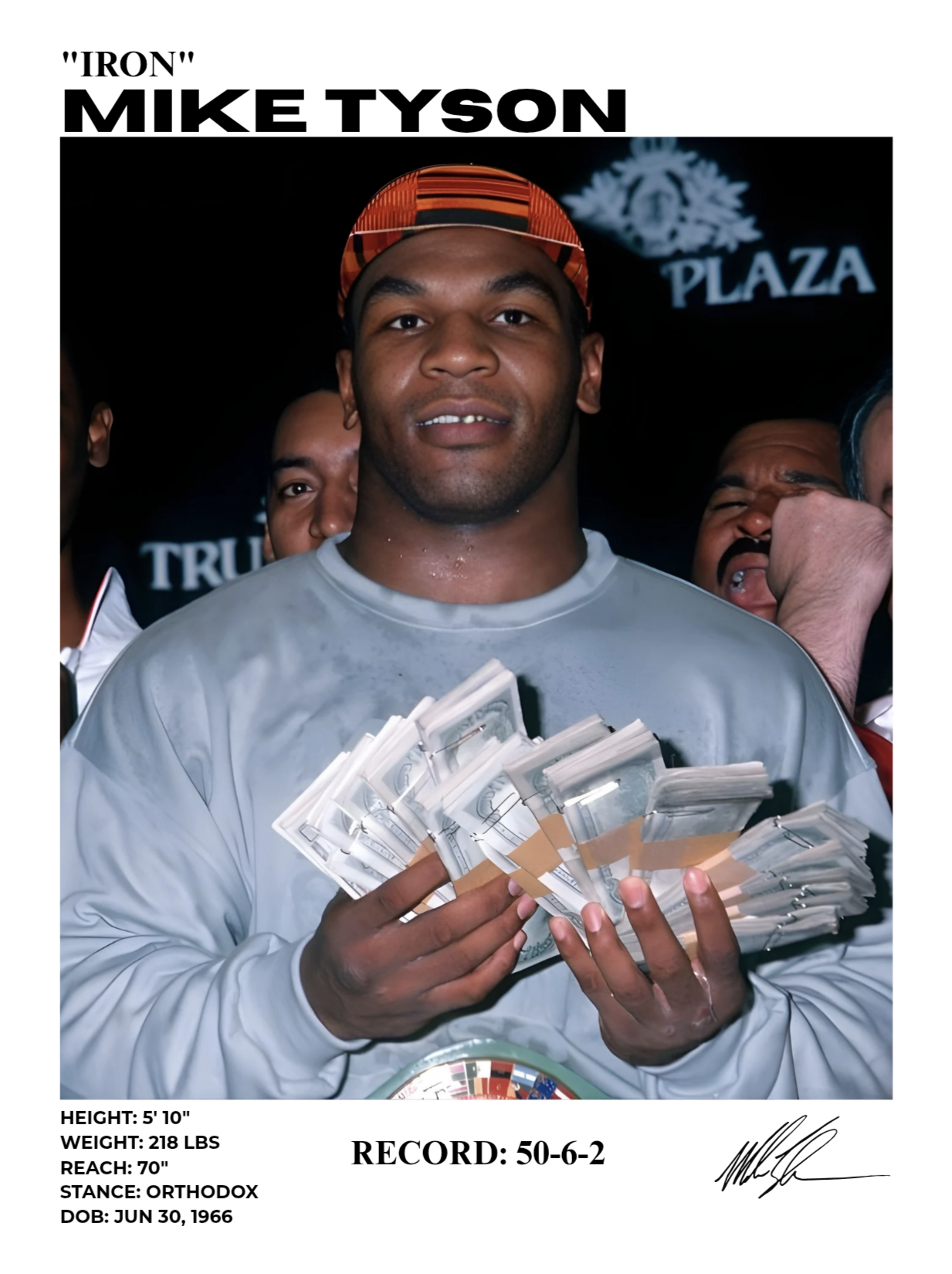 mike money tyson 30x40