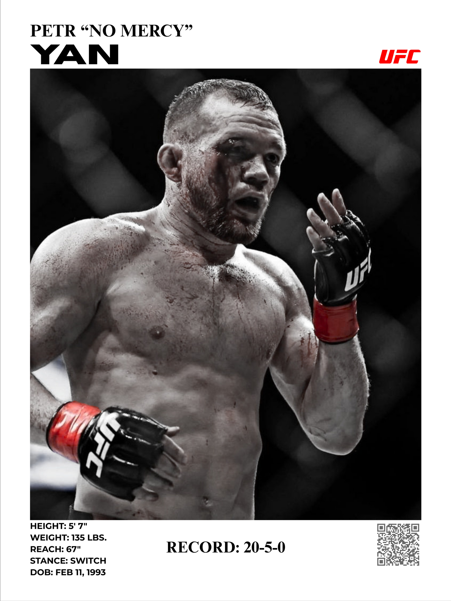 petr "no mercy" yan 30x40