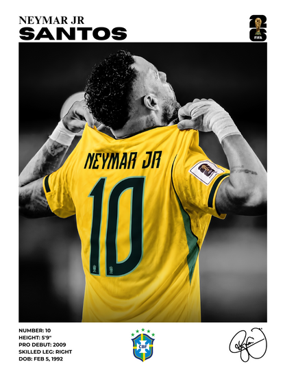 NEYMAR JR. BRASIL 🇧🇷 / WORLD CUP 2026 EDITION 30x40