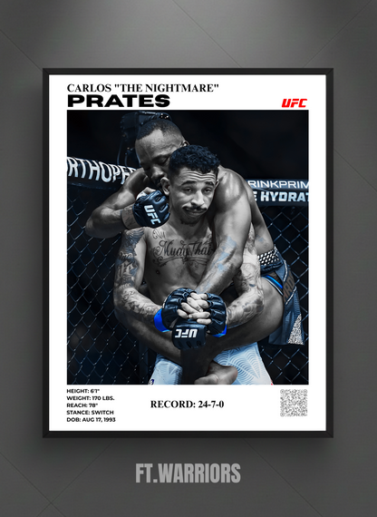 CARLOS "THE NIGHTMARE" PRATES 2 30x40