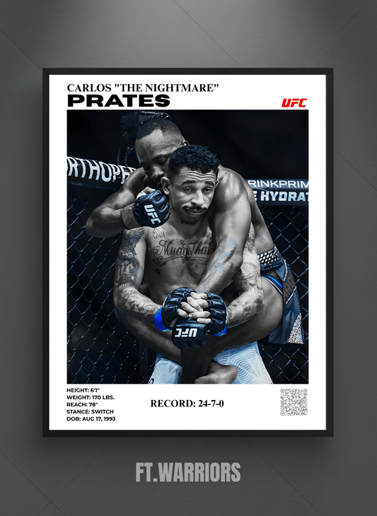 CARLOS "THE NIGHTMARE" PRATES 2 30x40