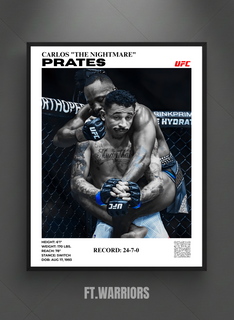 CARLOS "THE NIGHTMARE" PRATES 2 30x40