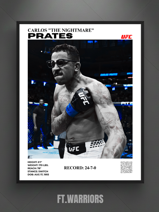 CARLOS "THE NIGHTMARE" PRATES 30x40