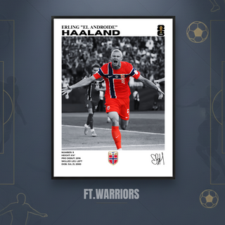 ERLING HAALAND NORGE 🇳🇴 /  WORLD CUP 2026 EDITION 30x40