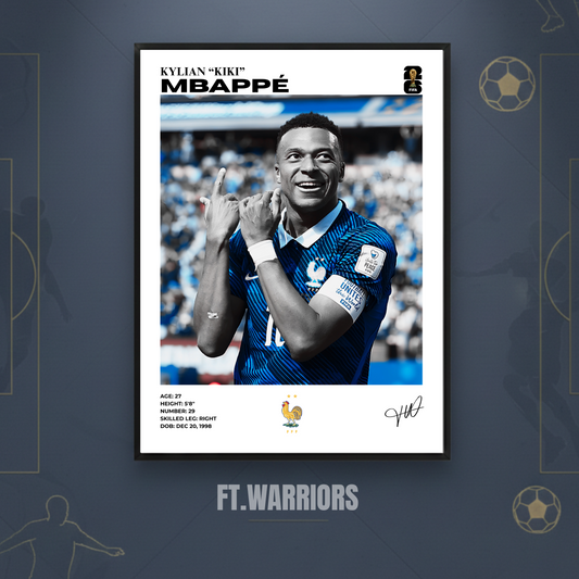 KYLIAN MBAPPE FRANCE 🇫🇷/ WORLD CUP 2026 EDITION 30x40