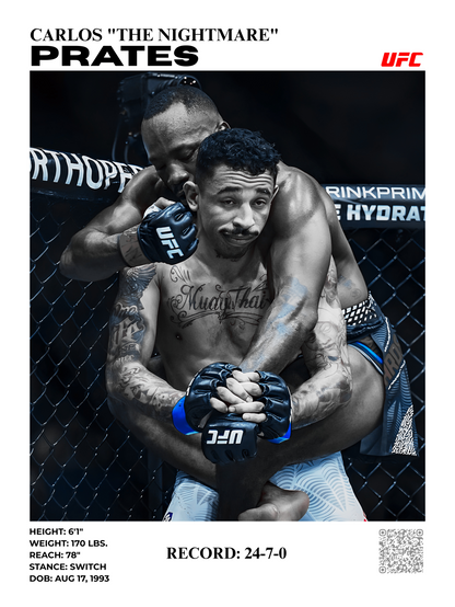 CARLOS "THE NIGHTMARE" PRATES 2 30x40