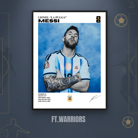 LIONEL MESSI ARGENTINA 🇦🇷 / WORLD CUP 2026 EDITION 30x40